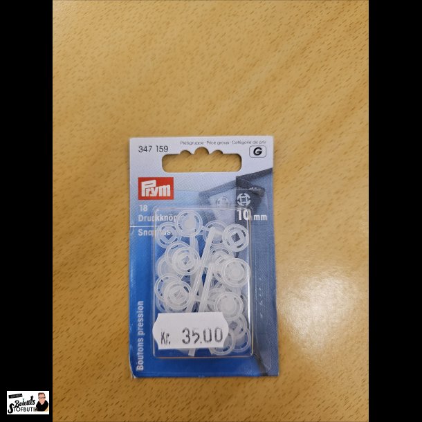 Tryk l�se transparent fra prym