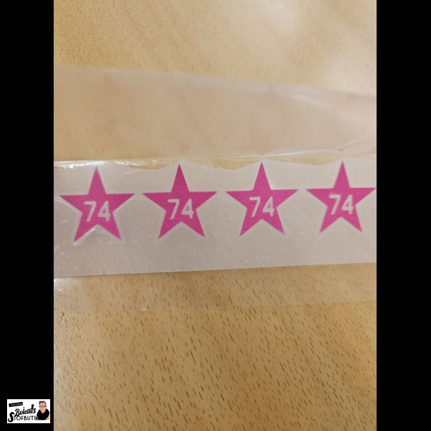 St�rrelses m�rker stjerner str 74