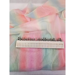 Regnbue tyl i pastel