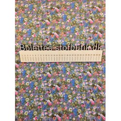 Blomstret dobbelt gauze 