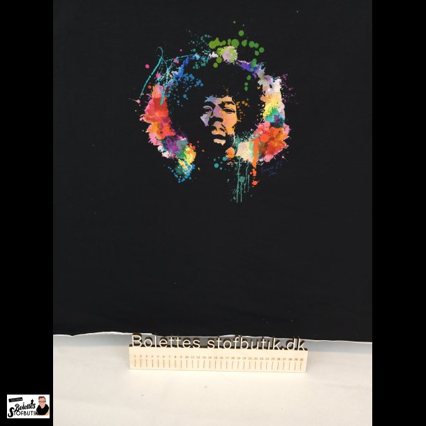 Jimi Hendrix panel bomuldsjersey