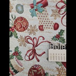 Julesok og julepynt rhvid gobelin