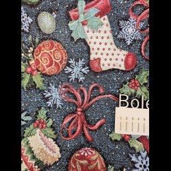 Julesok og julepynt bl gobelin