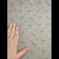 Sm giraffer bomulds jersey