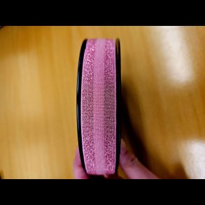Lyserd glimmer elastik 2,5cm