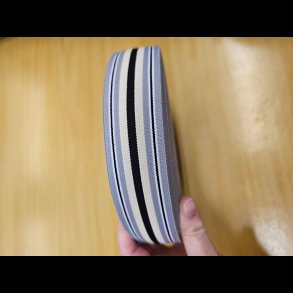 Bld elastik gr striber 4 cm