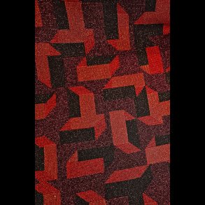 Rd med glimmer vinter jersey