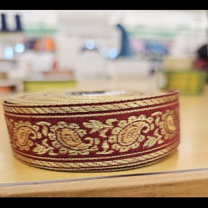 Grosgrain bnd bordeaux 25mm