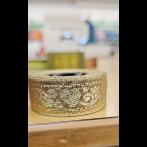 Grosgrain bnd guld 20mm