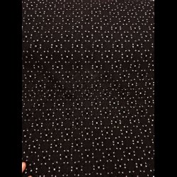 Tyl med velour mnster og bling