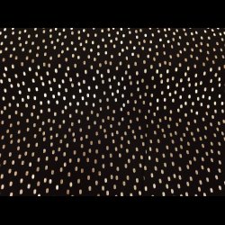 Sort chiffon med guld pletter