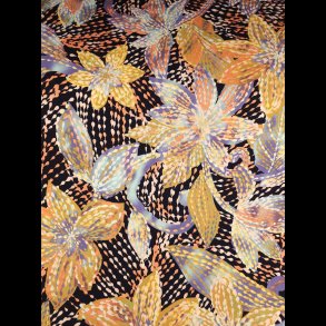 Prik blomster viskose jersey