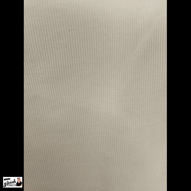 Ribjersey kologisk hvid