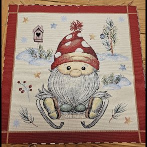 Nisse med svampehat gobelin panel