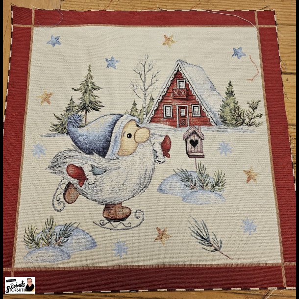 Skjte nisse gobelin panel