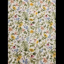 Sommer blomster bomulds jersey