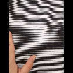 Sm striber bl/hvid bomulds jersey