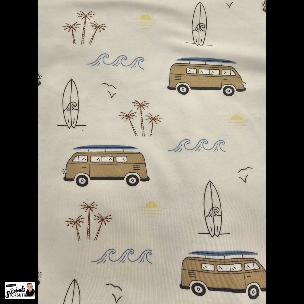 Sommer bus bomulds jersey