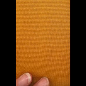 Sm stribet lys/mrk karrygul bomulds jersey