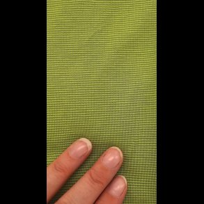 Sm stribet lys/mrk lime bomulds jersey