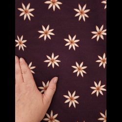 Sm blomster french terry