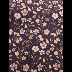 Blomster french terry og modal