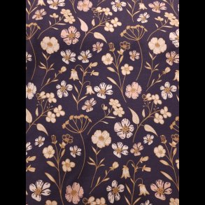 Blomster french terry og modal