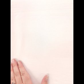 Hvid french terry med modal