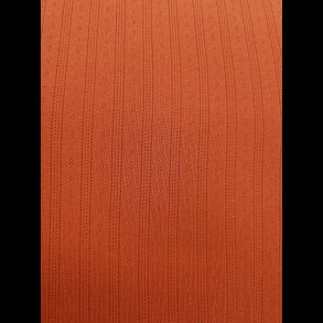 Bomulds jersey med hulmnster mursten