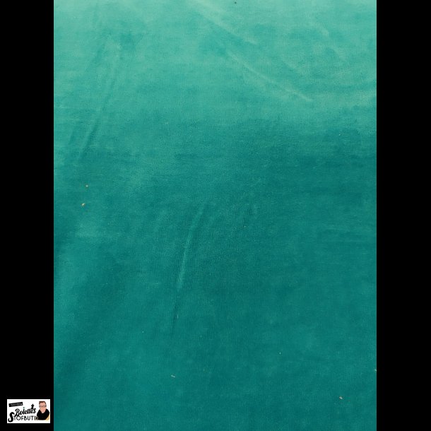 Velour turkis grn