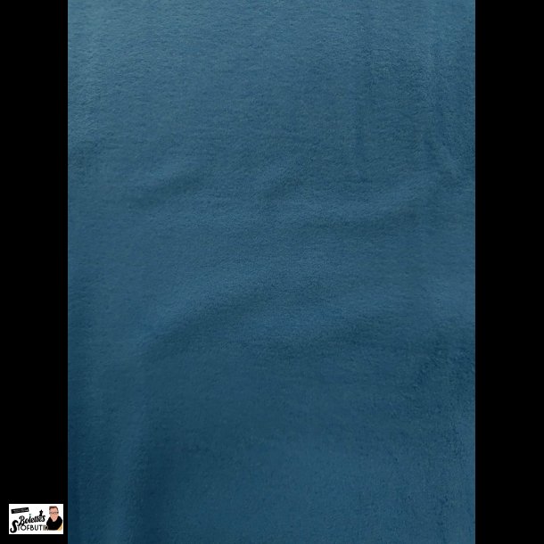 Bomulds fleece petrol