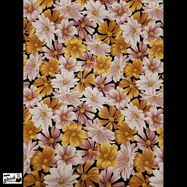 Blomster french terry