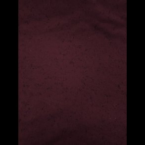 Bordeaux med sm sorte pletter french terry