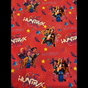 Huntrix k-pop pink bomulds jersey