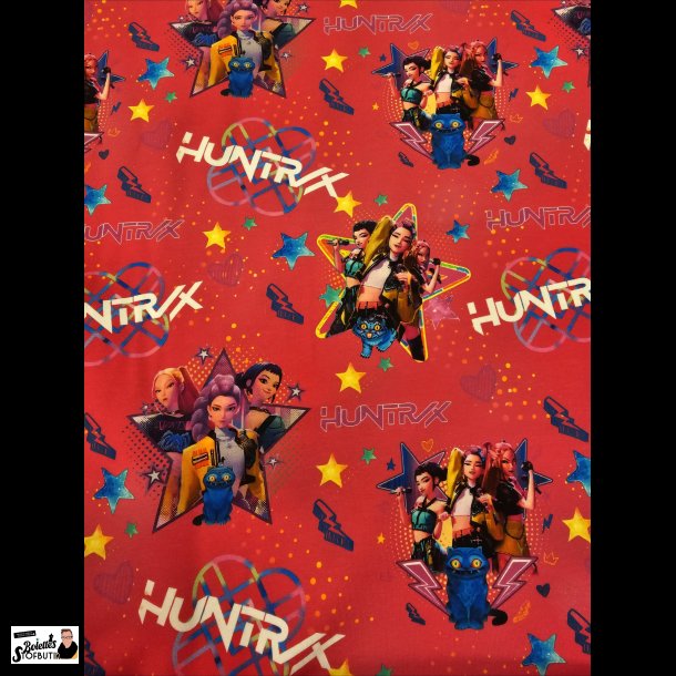 Huntrix k-pop pink bomulds jersey