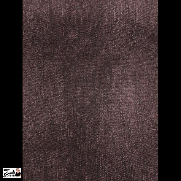 French terry med jeanslook lilla