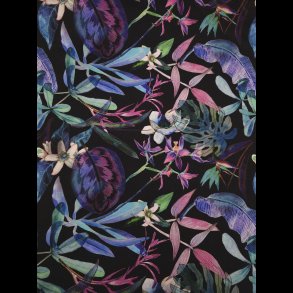 Blomster og planter french terry