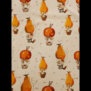 P�re og �ble luftballoner french terry