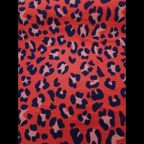 Dobbelt gauze dyreprint m�rk pink