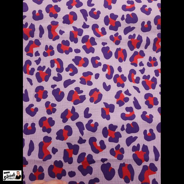 Dobbelt gauze lys lilla