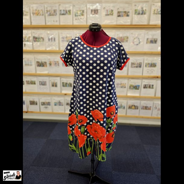 Kjole i bomulds jersey