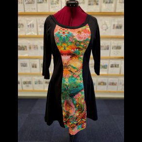 Kjole i bomulds jersey