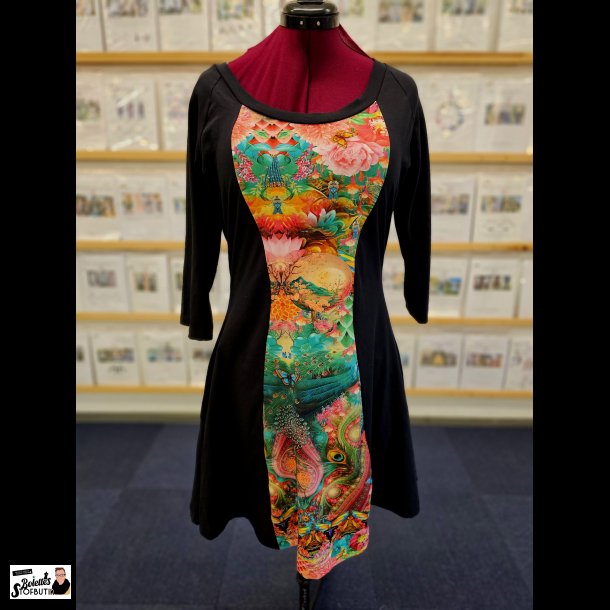 Kjole i bomulds jersey