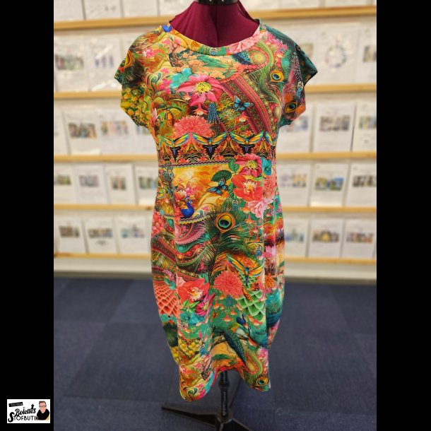 Kjole i bomulds jersey