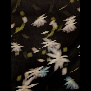 Blomster bomulds poplin