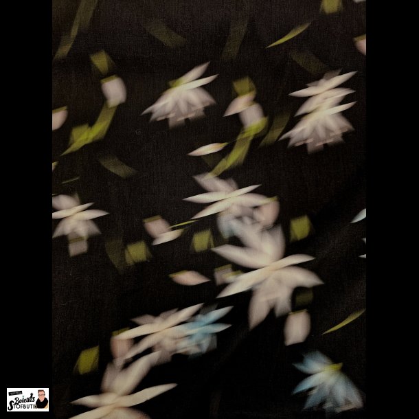 Blomster bomulds poplin