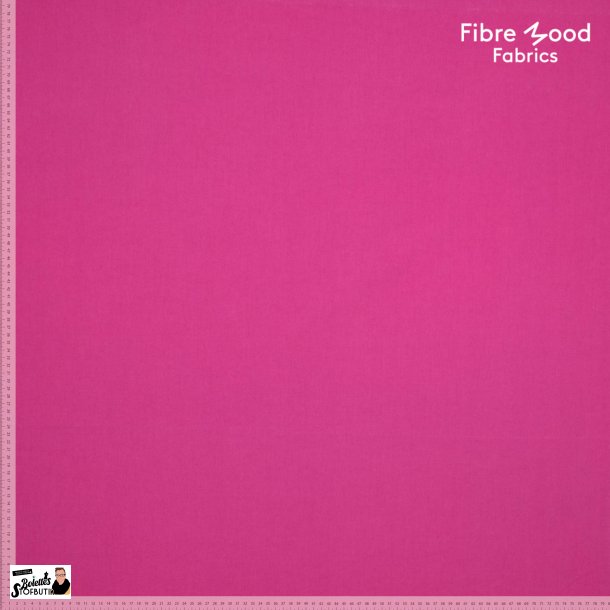 Fast bomuld cerise