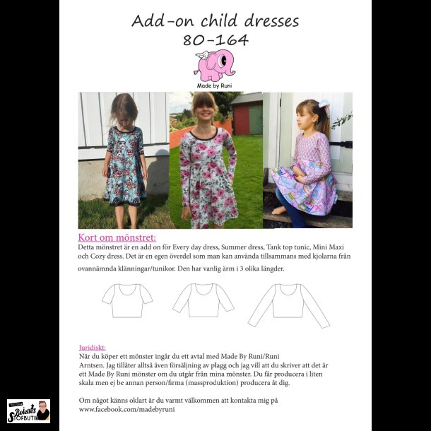 Add-on child dresses