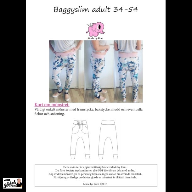 Baggyslim adult