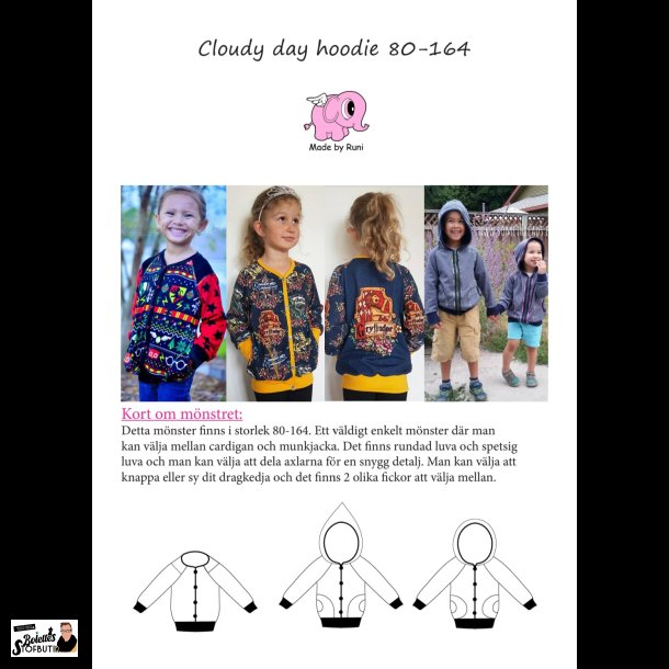 Cloudy day hoodie child